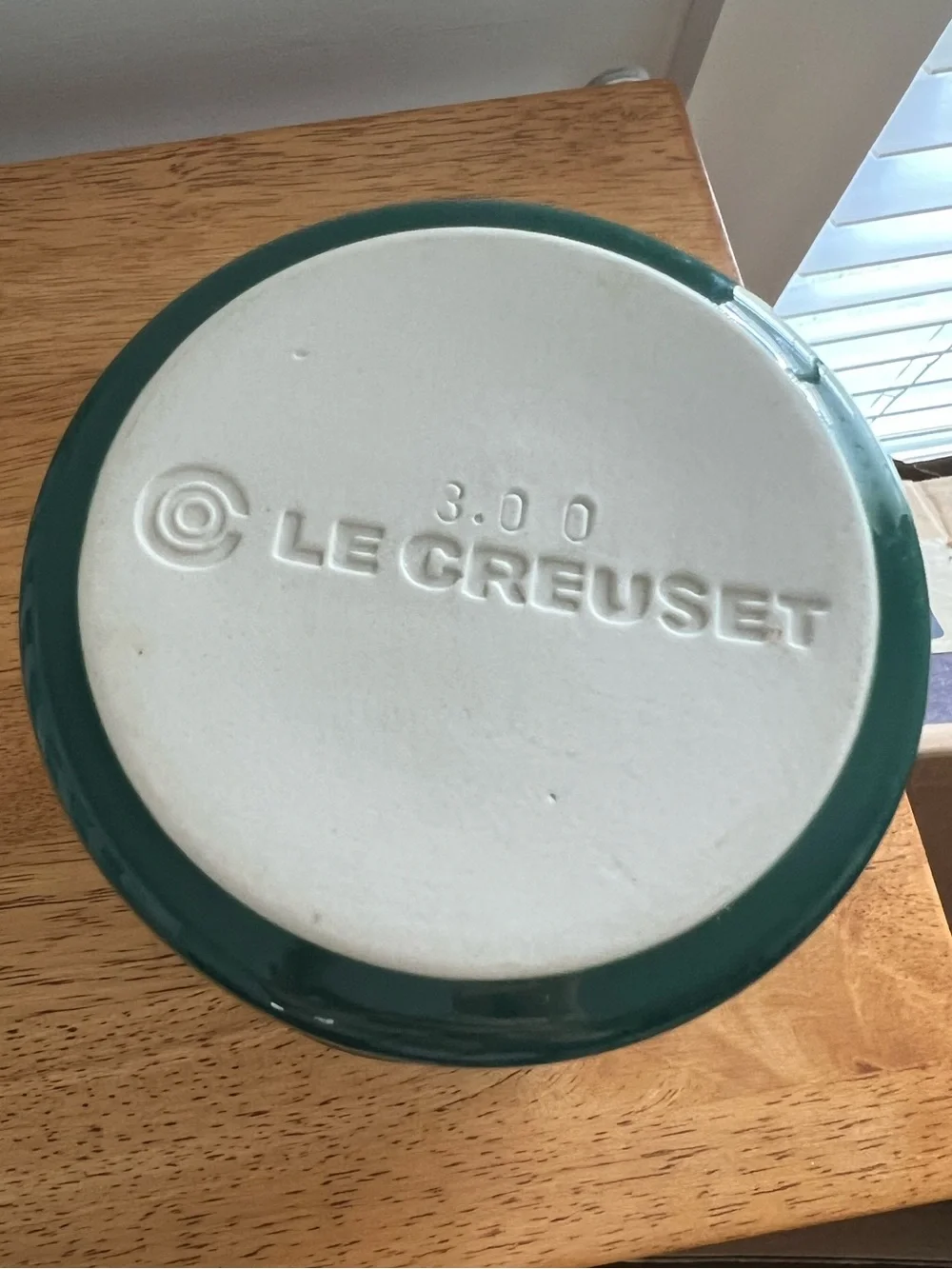 Le Creuset Utensil Crock Holder 6 Inches Dark Green